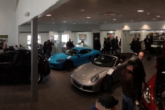 Another wide-angle shot inside Princeton Porsche